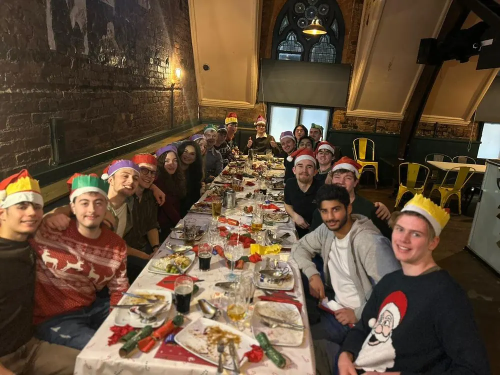 The society's Christmas dinner