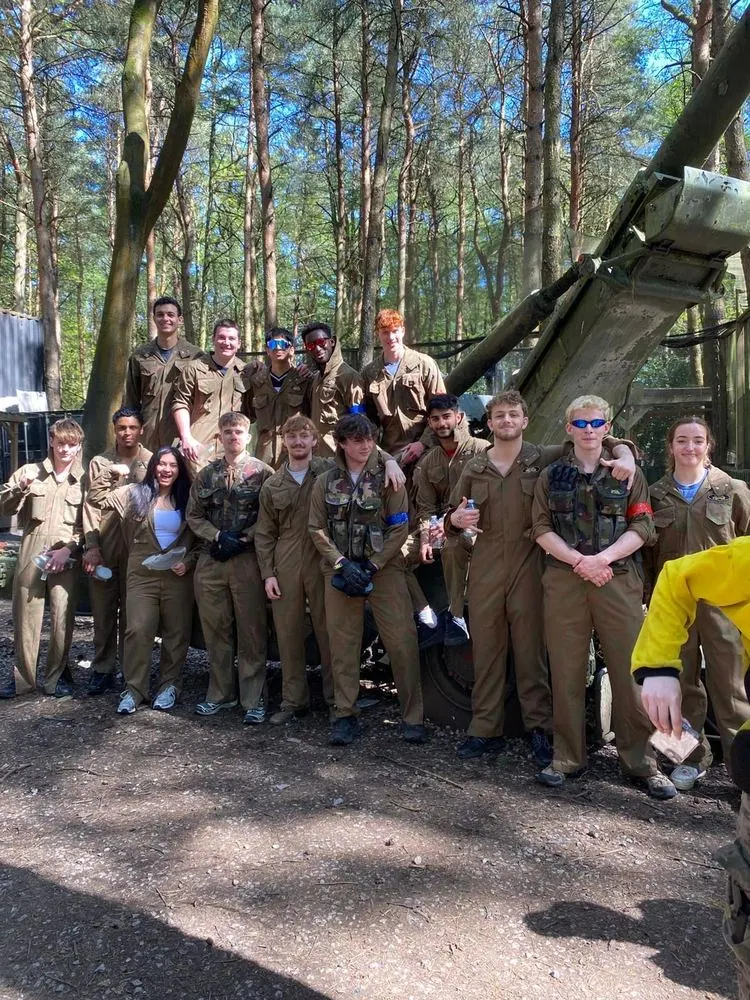 The society on a day out together