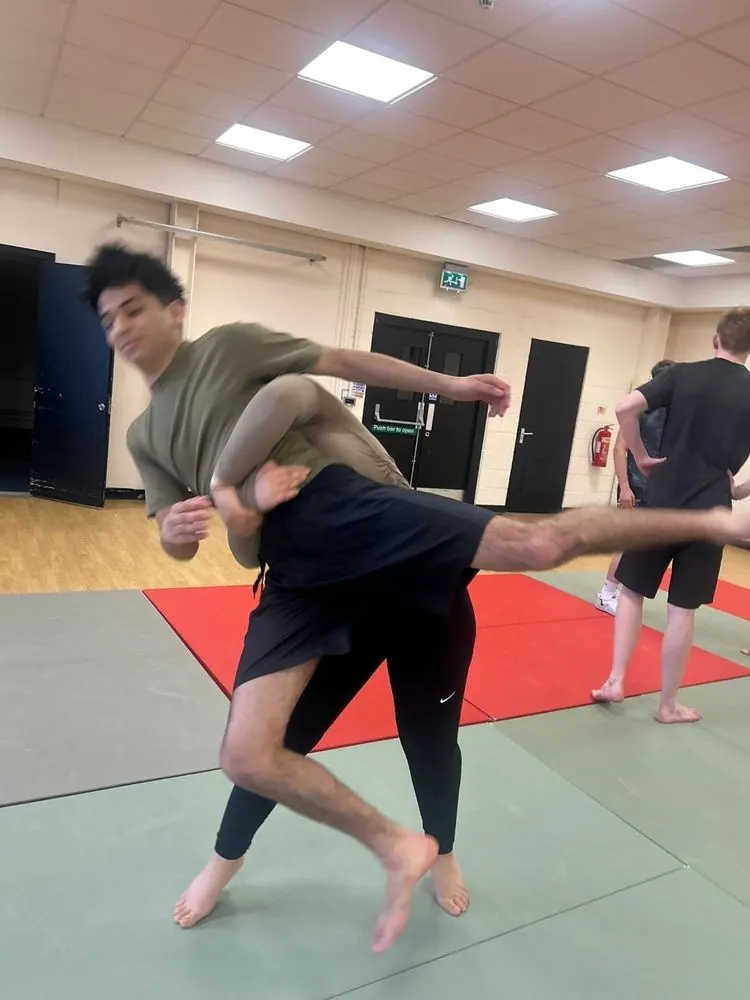 Two members drilling a standing technique